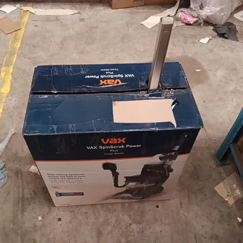 BOXED VAX SPINSCRUB POWER PLUS CARPE5 WASHER CDCW-SSXA