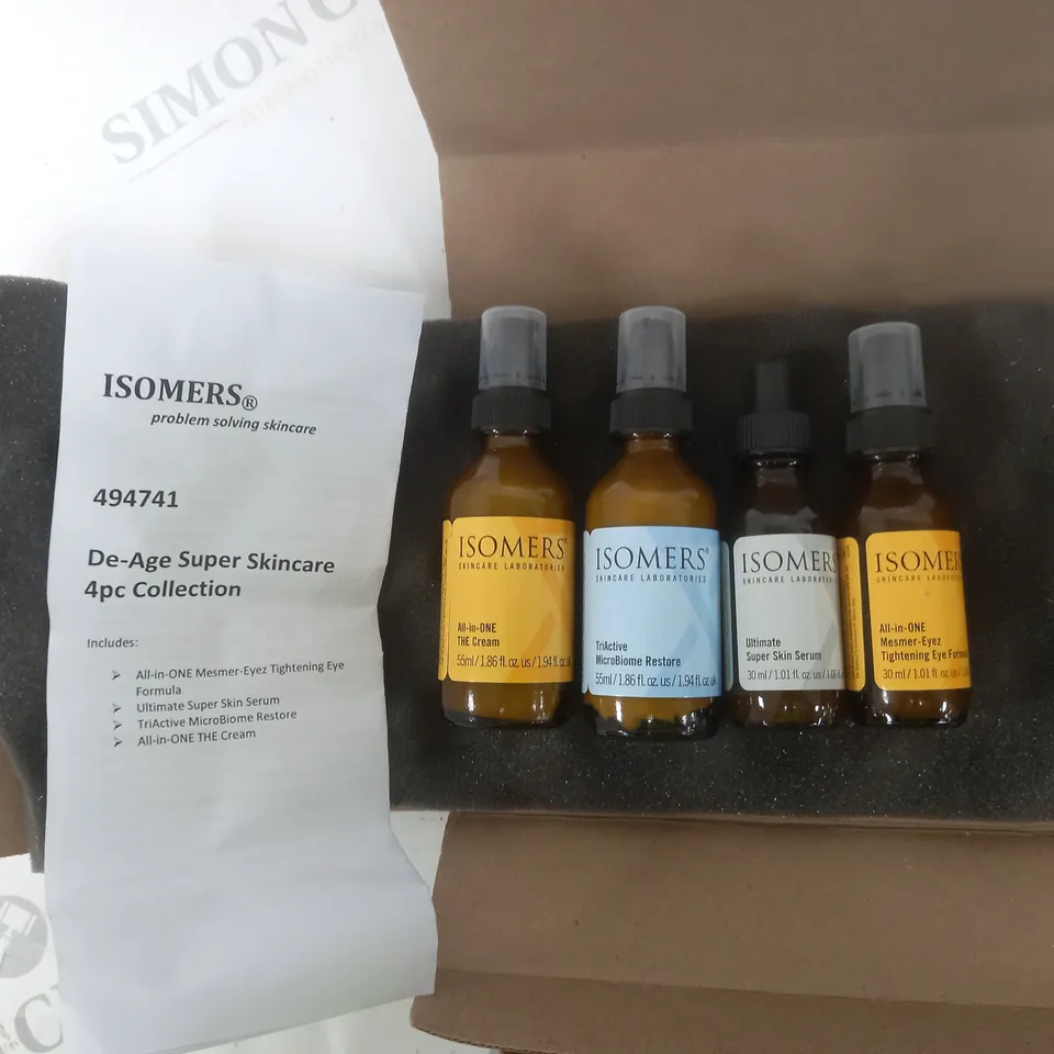 ISOMERS DE-AGE SUPER SKINCARE 4PC COLLECTION