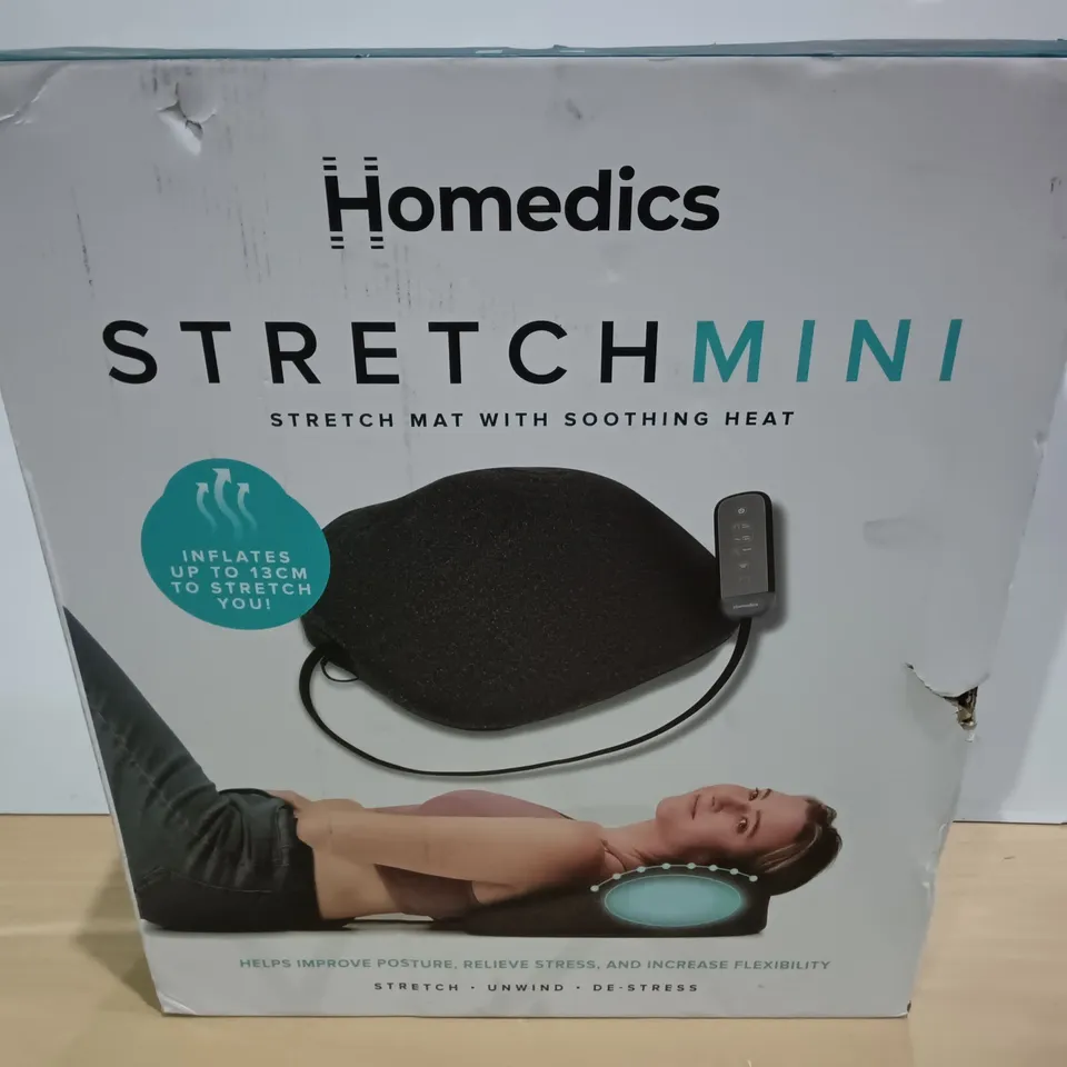 BOXED HOMEDICS STRETCH MINI STRETCH MAT WITH HEAT