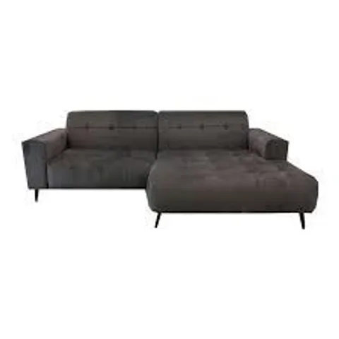 BRAND NEW PACKAGED OSLO STEEL GREY 2 PIECE OPEN PLAN SOFA