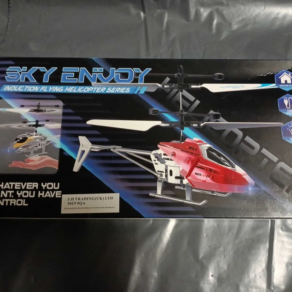 SKY ENJOY INDUCTION FLYING HELICOPTER SERIES II – REMOTE CONTROLLED TOY