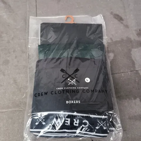 CREW CLOTHING COMPANY BOXERS – MEN’S, SIZE L