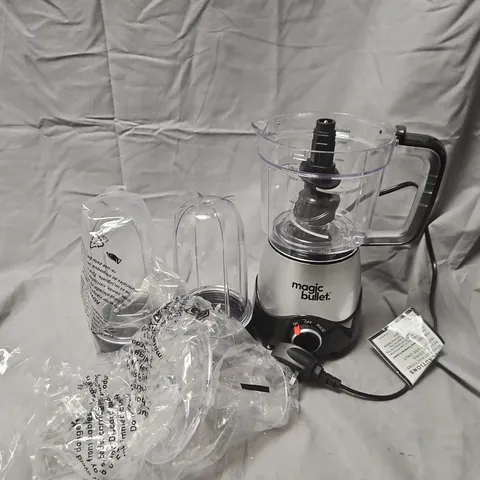 MAGIC BULLET KITCHEN EXPRESS ALL-IN-ONE BLENDER WITH CUPS AND LIDS