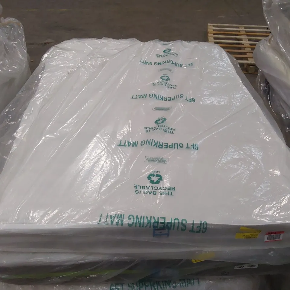 QUALITY BAGGED 4'6" DOUBLE OPEN COIL MATTRESS