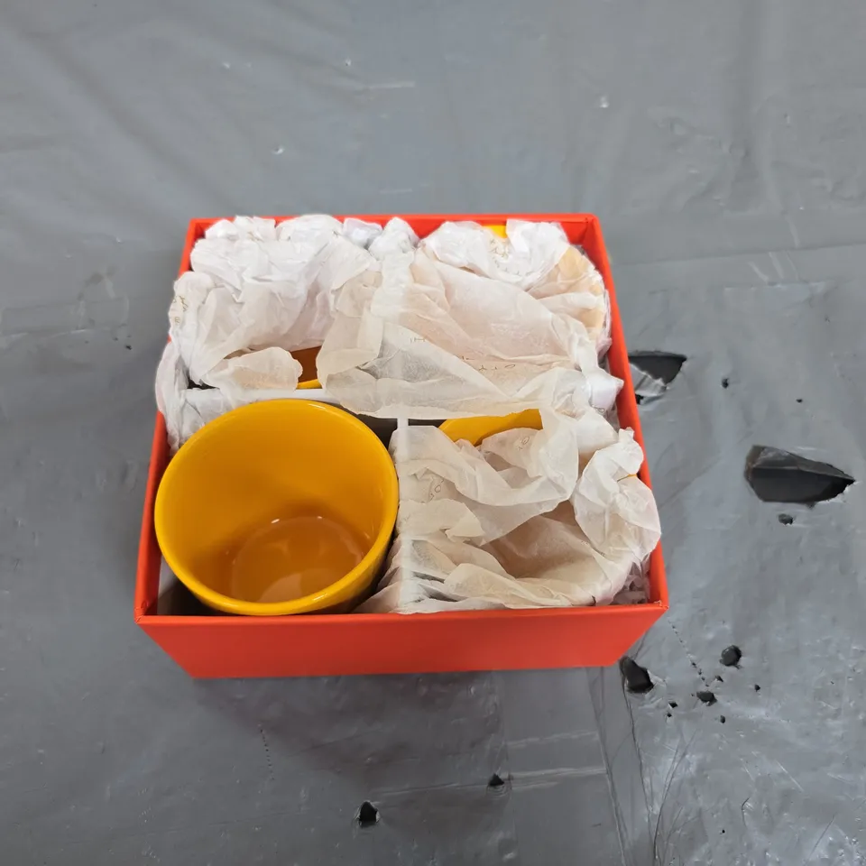 OTTOLENGHI FOR SERAX COFFEE CUPS – SUNNY YELLOW 25CL, BOXED (SET OF 4)