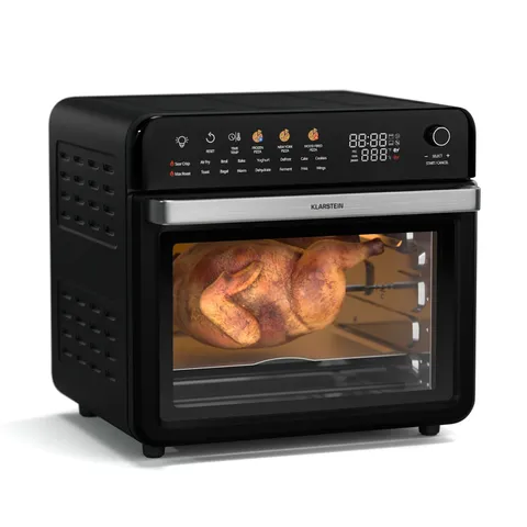 AIRGLAZE DIGITAL 2000W 34L DIGITAL AIR FRYER OVEN BLACK