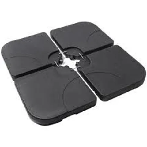 BOXED BREEINS LIVING AND HOME HDPE SQUARE PLASTIC GARDEN PARASOL BASE (1 BOX)
