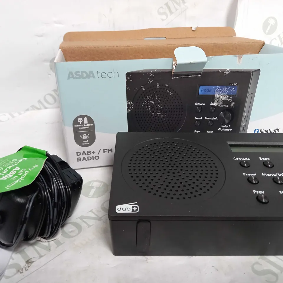 ASDA TECH DAB+/FM RADIO