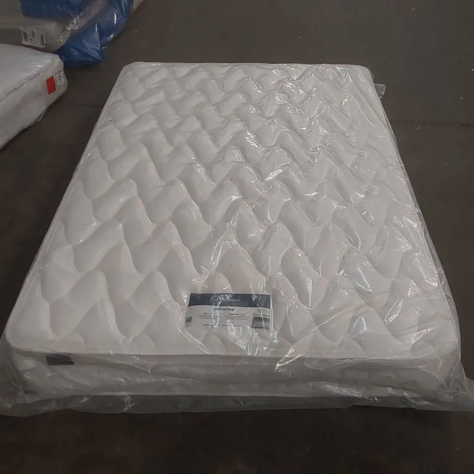 QUALITY BAGGED SILENTNIGHT PILLOW TOP 135CM DOUBLE MATTRESS
