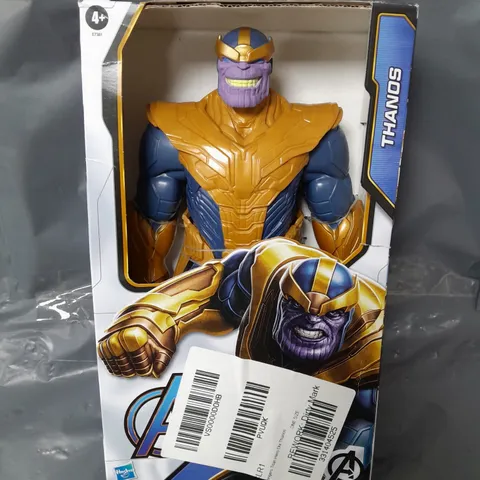 BOXED MARVEL AVENGERS TITAN HERO SERIES BLAST GEAR DELUXE THANOS ACTION FIGURE