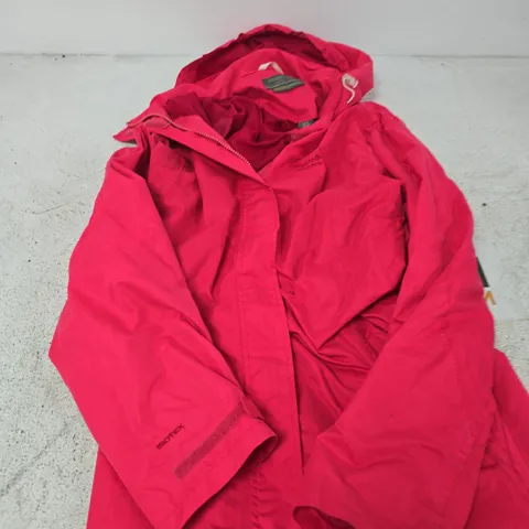 REGATTA GREAT OUTDOORS PINK ISOTEX WATERPROOF JACKET β UK 18