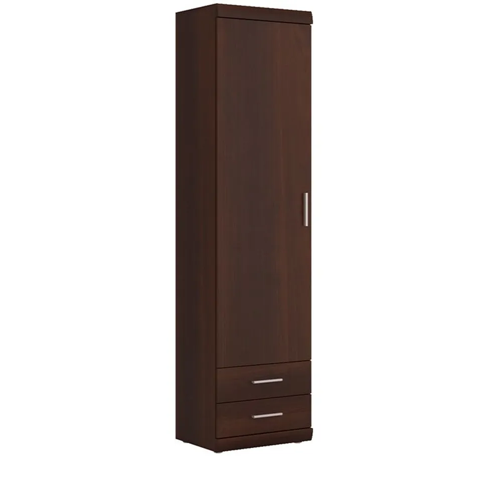 BOXED IMPERIAL TALL LINGERIE CABINET - DARK WOOD FINISH (1 BOX)