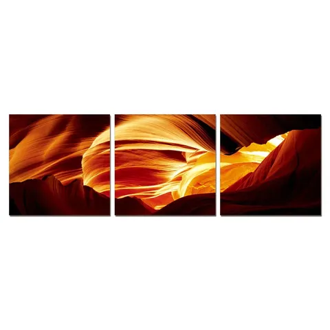BOXED WALL MOUNTED TRIPTYCH 3 PIECE PHOTOGRAPH PRINT
