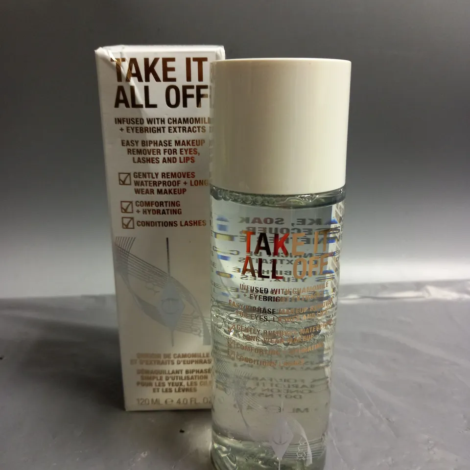 BOXED CHARLOTTE TILBURY TAKE IT ALL OFF MAKE UP REMOVER (120ML)