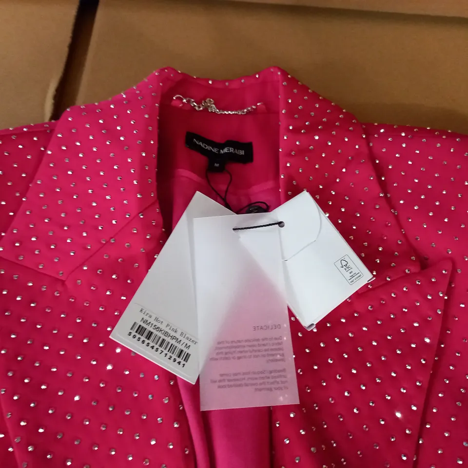 NADINE MERABI KIRA HOT PINK BLAZER - M