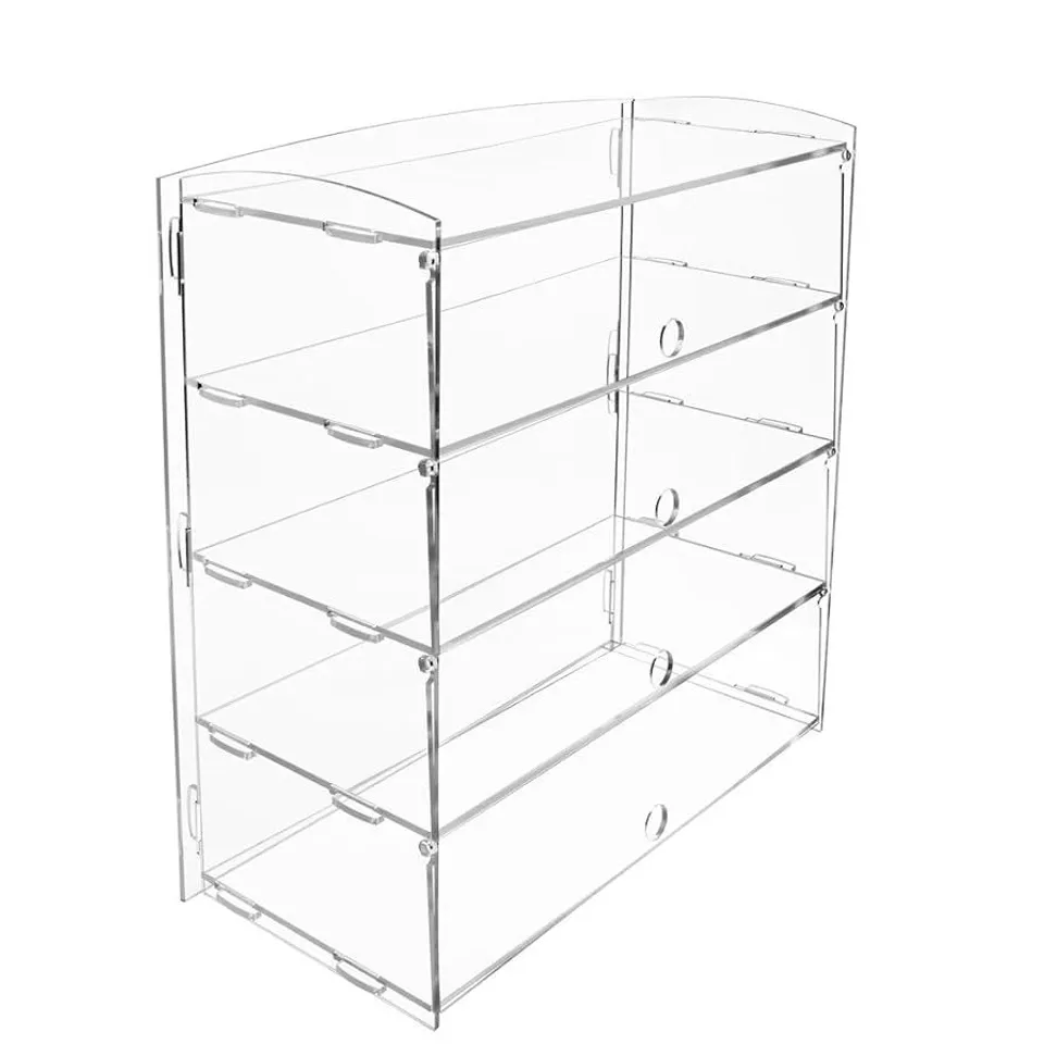 BOXED DISPLAY4TOP ACRYLIC DISPLAY PASTRY CABINET CAKES DONUTS CUPCAKES PASTRIES (3 TIER)