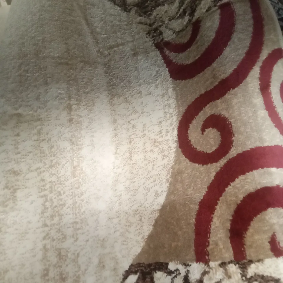 BARCLAY VANE WILLOW DAMASK 120 X 180CMRUG - BEIGE 