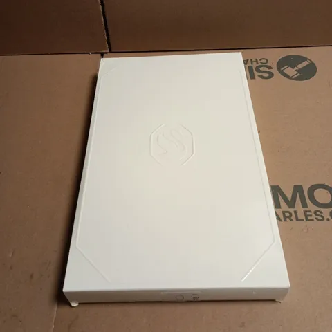 SWAROVSKI MULTICOLOURED GEMSTONE-STYLE NECKLACE IN A GOLD-TONE CHAIN – YELLOW PRESENTATION BOX 