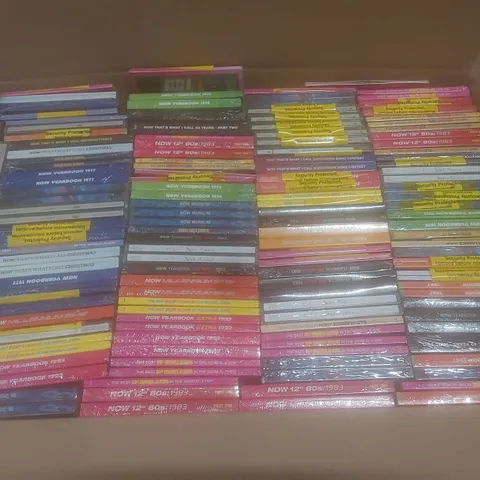 BOX OF APPROX 100 BRAND NEW MUSIC CDS TO INCLUDE;