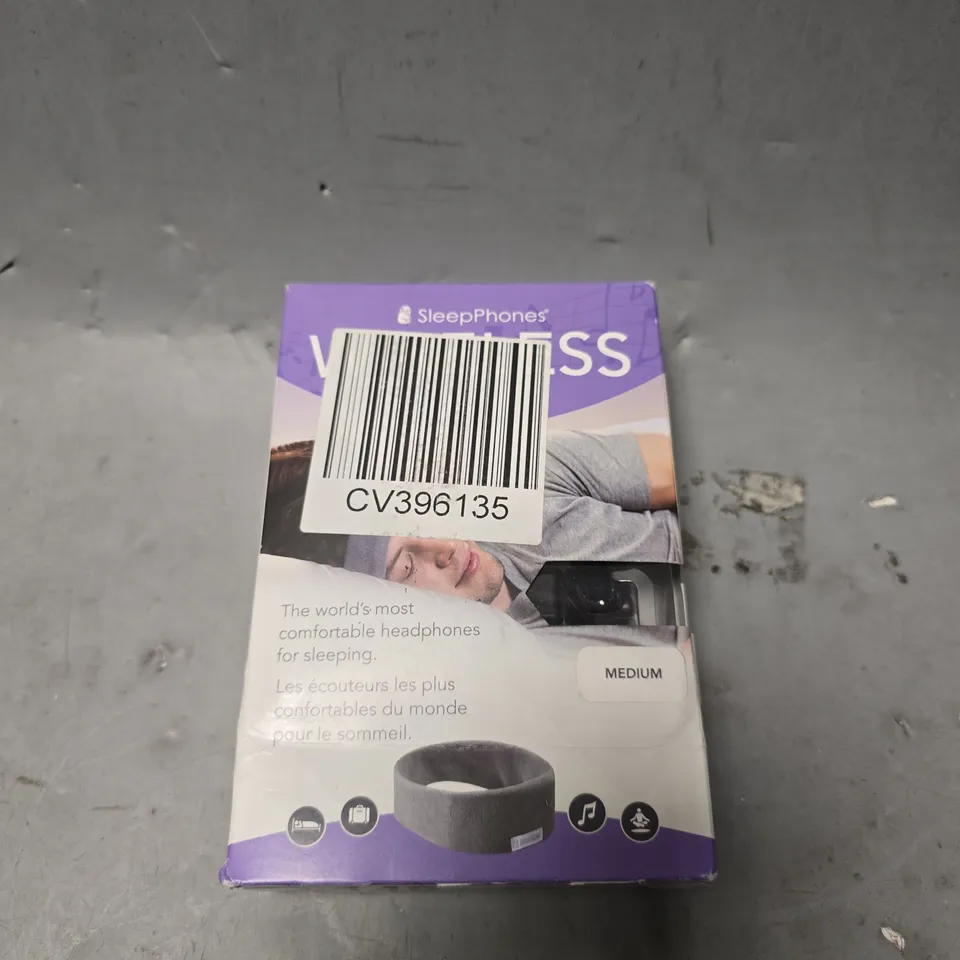 BOXED SLEEP PHONES WIRELESS  - MEDIUM