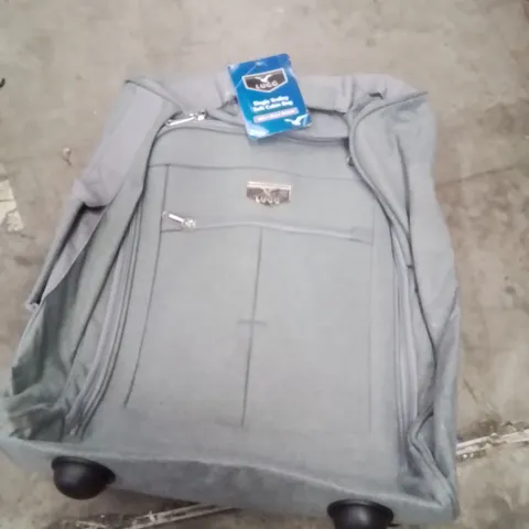 LUGG SINGLE TROLLEY SOFT CABIN BAG GREY 