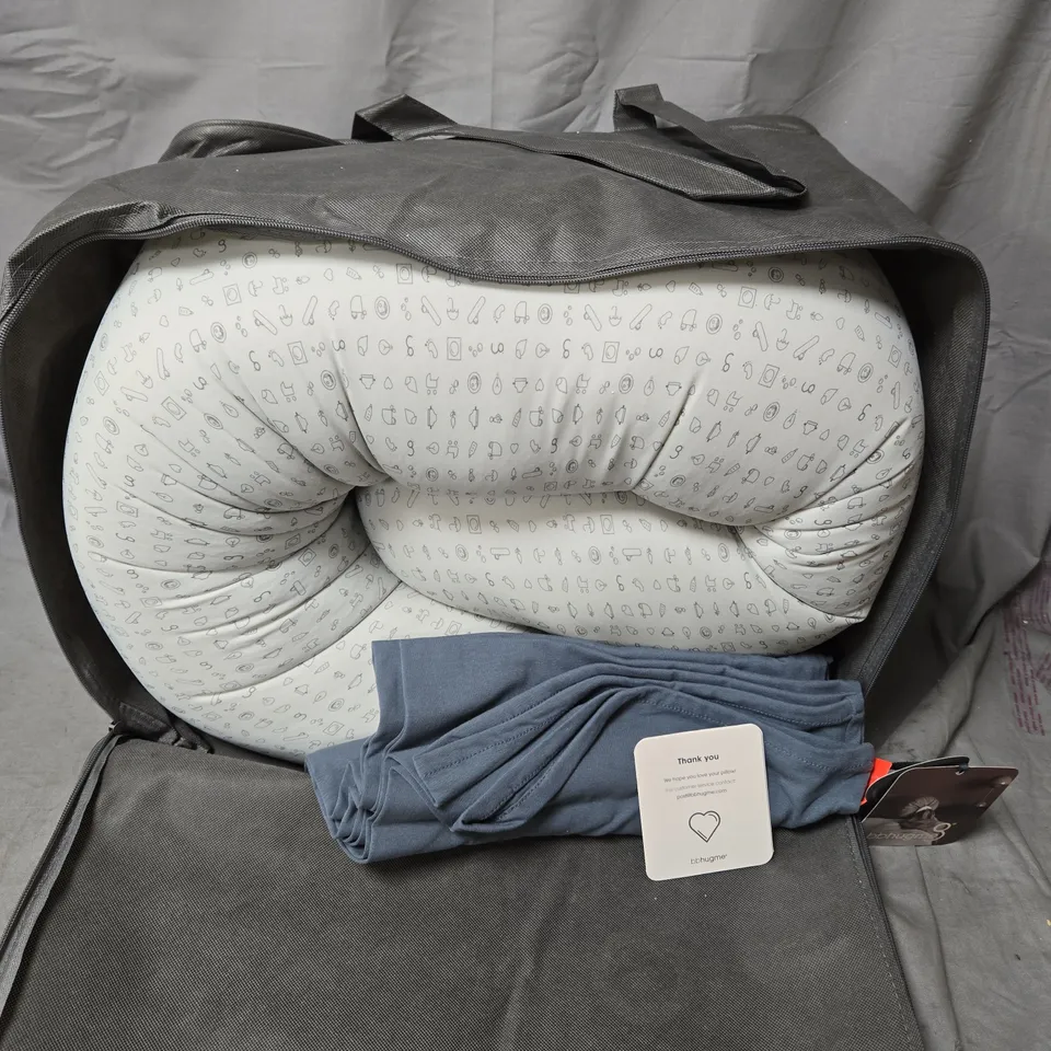 BBHUGME PREGNANCY PILLOW – DUSTY BLUE