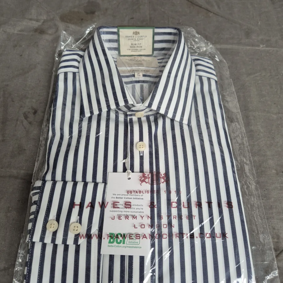 HAWES AND CURTIS SLIM FIT SHIRT SIZE 16/36