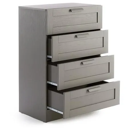 TARYN CHILDREN'S 4 DRAWER CHEST - GREY