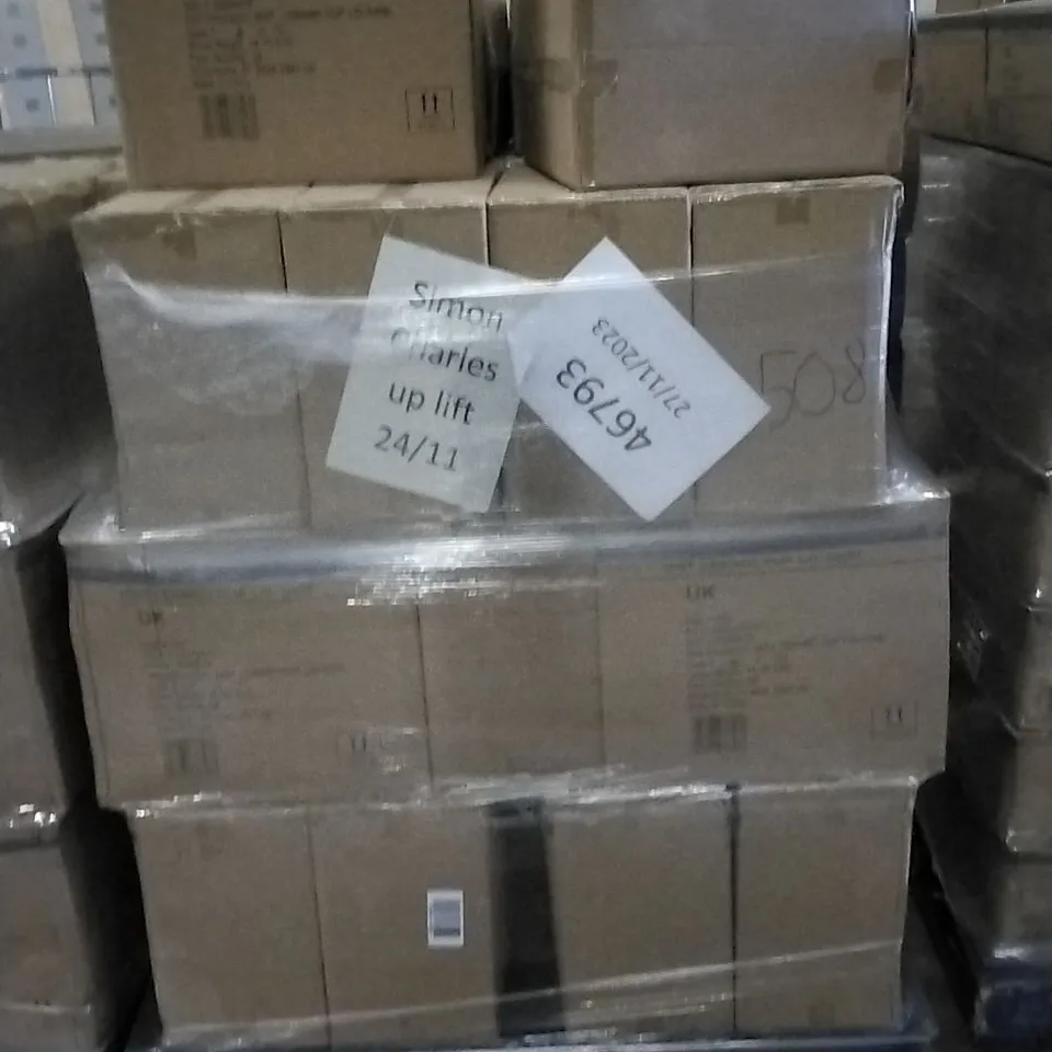 PALLET OF APPROXIMATELY 30 X BOXES OF BRAND NEW GEORGE HOME 500ML MINT CERAMIC CLIP LID JARS - 24 JARS PER BOX 