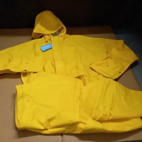 FORT WORKWEAR 320 FLEX YELLOW COVERALLS - L