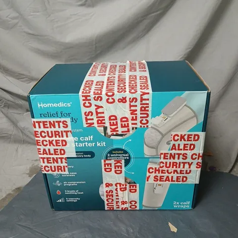 HOMEDICS COMPLETE CALF AND KNEE STARTER KIT, MODULAIR COMPRESSION SYSTEM. BOXED                     