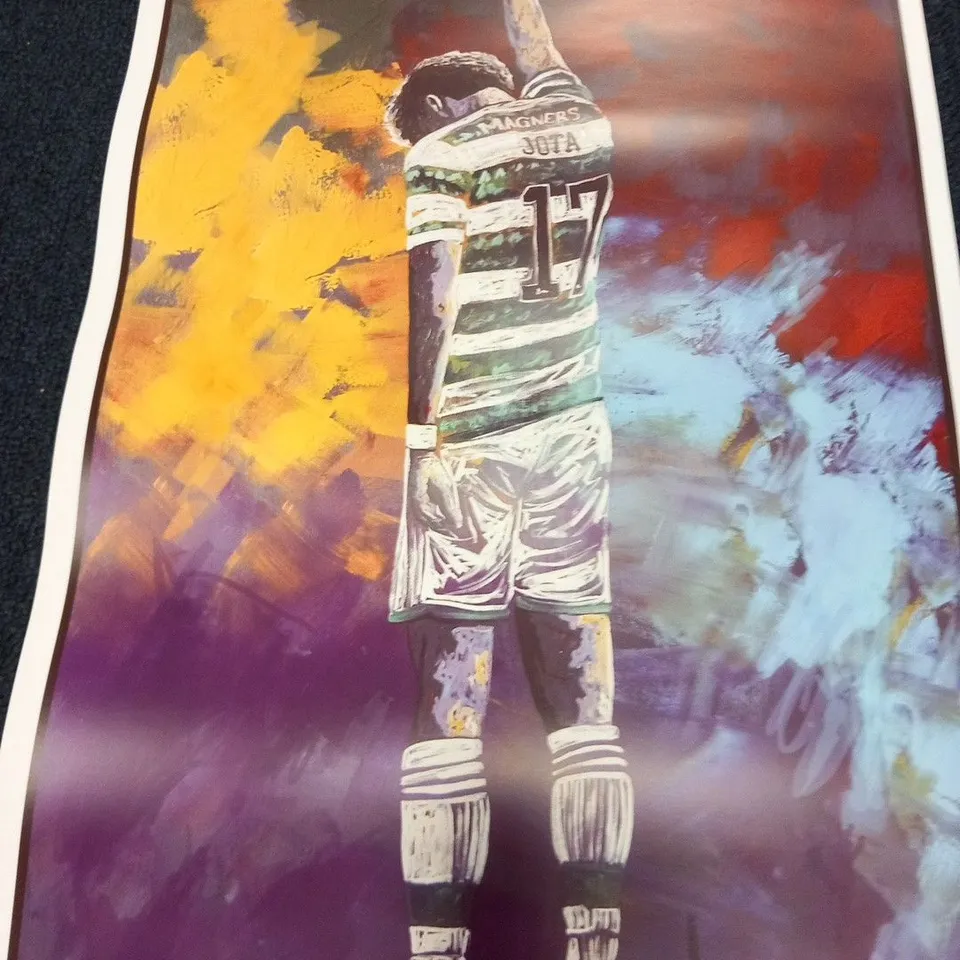 TEN ASSORTED CHRIS HARLAND SIGNED CELTIC PRINTS