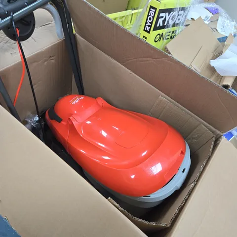 FLYMO EASIGLIDE 300 ELECTRIC HOVER LAWN MOWER – BOXED