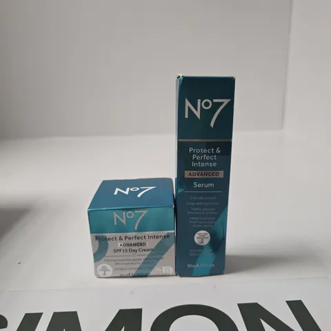 NO7 PROTECT & PERFECT INTENSE ADVANCED SPF15 DAY CREAM β BOXED (2 BOXES SHOWN)