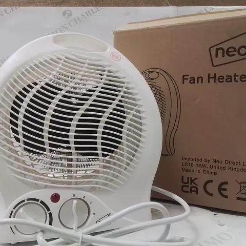 BOXED NEO FAN HEATER IN WHITE