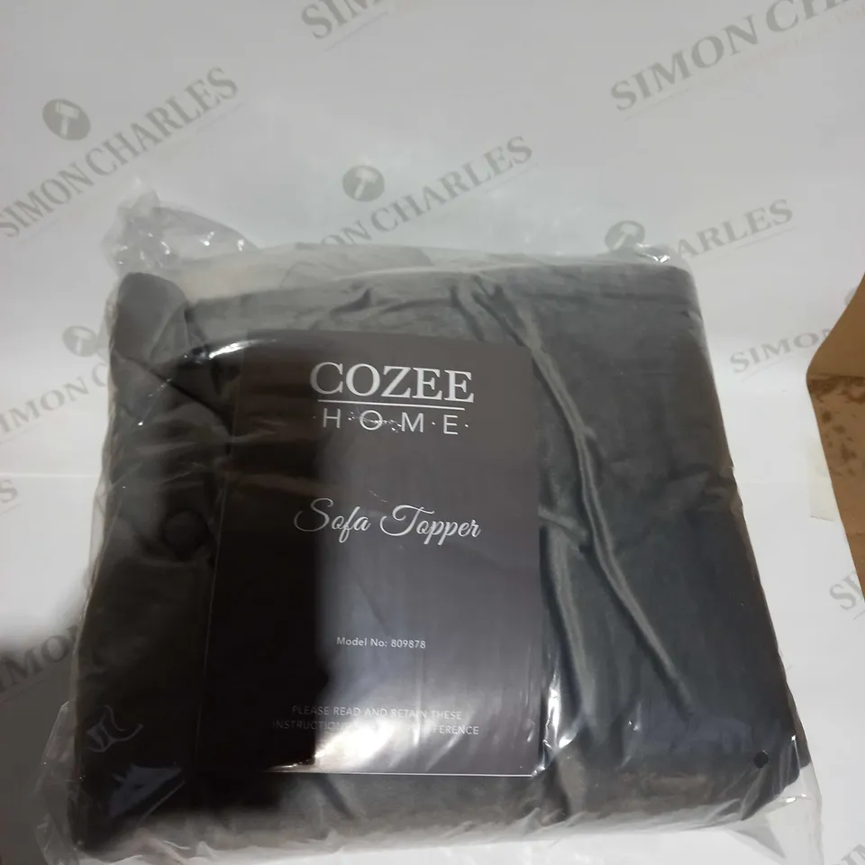 COZEE HOME SOFA TOPPER - GREY 
