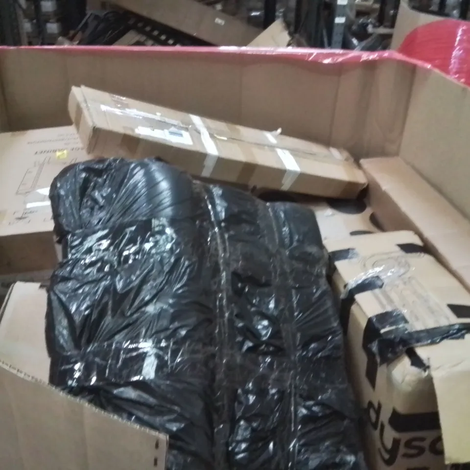 PALLET OF ASSORTED HOUSEHOLD GOODS AND PRODUCTS TO INCLUDE;PREMIUM DEHUMIDIFIER,BACK AND SHOULDER MASSAGER,SHOE BOX