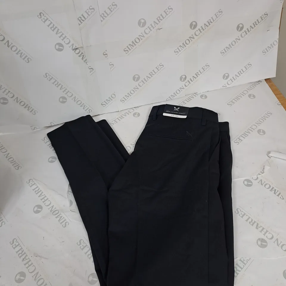 CREW CLOTHING COMPANY TROUSERS W34 LONG - NAVY