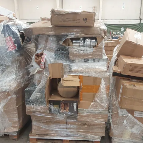 PALLET CONTAINING A LARGE ASSORTMENT OF CONSUMER PRODUCTS INCLUDING: STAINLESS STEEL PAN SET, BOMA KITCHEN APPLIANCE ECT