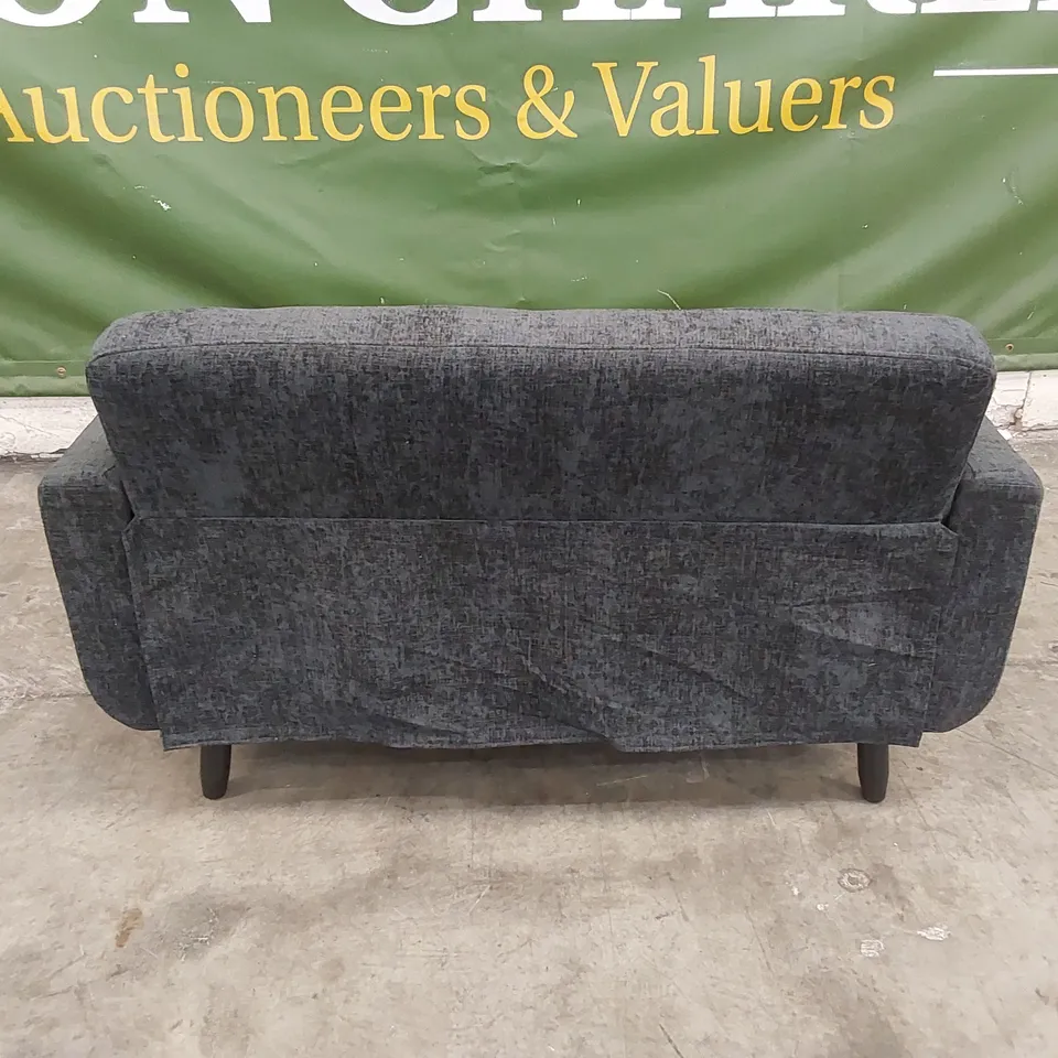 DESIGNER OSLO 2 SEATER FABRIC UPHOLSTERED SOFA 