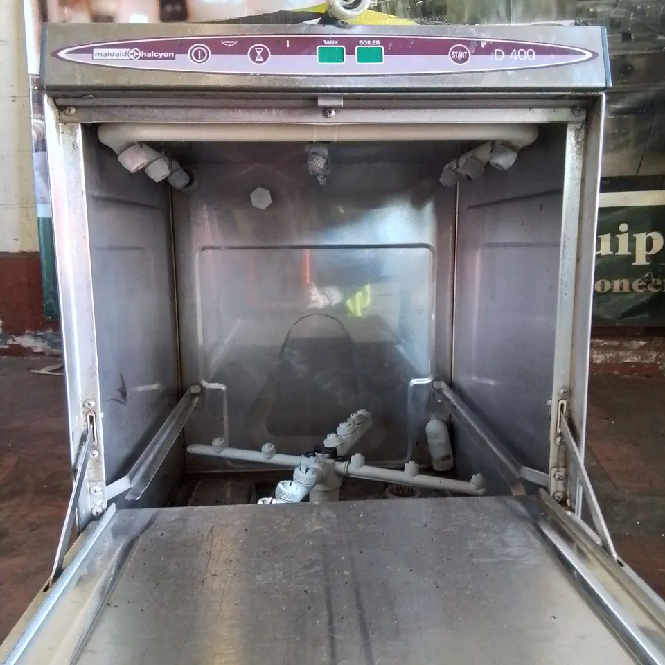 COMMERCIAL MAIDAID HALCYON UNDER COUNTER DISH/GLASS WASHER