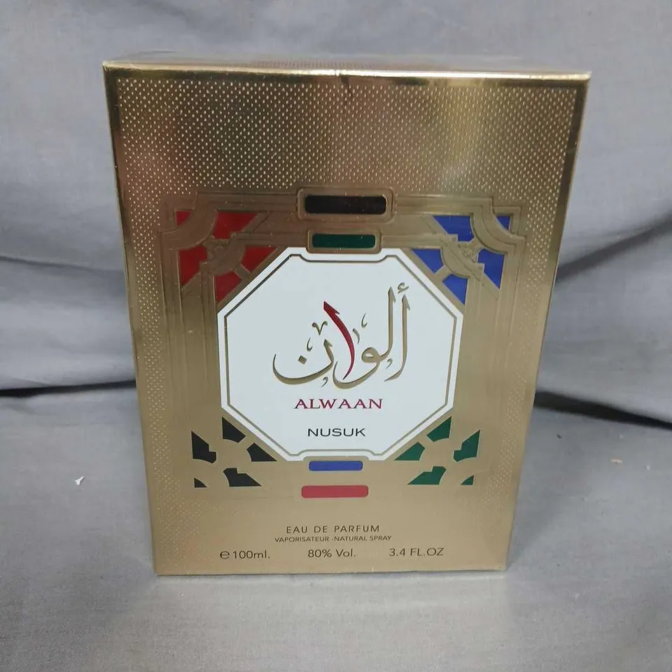 ALWAAN NUSUK EAU DE PARFUM – 100ML, NATURAL SPRAY