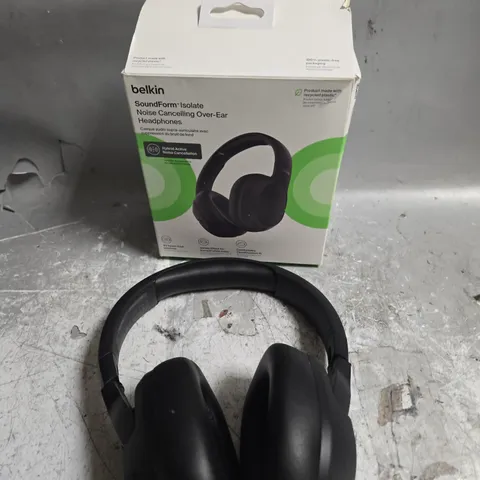 BOXED BELKIN SOUNDFORM OVER EAR HEADPHONES 