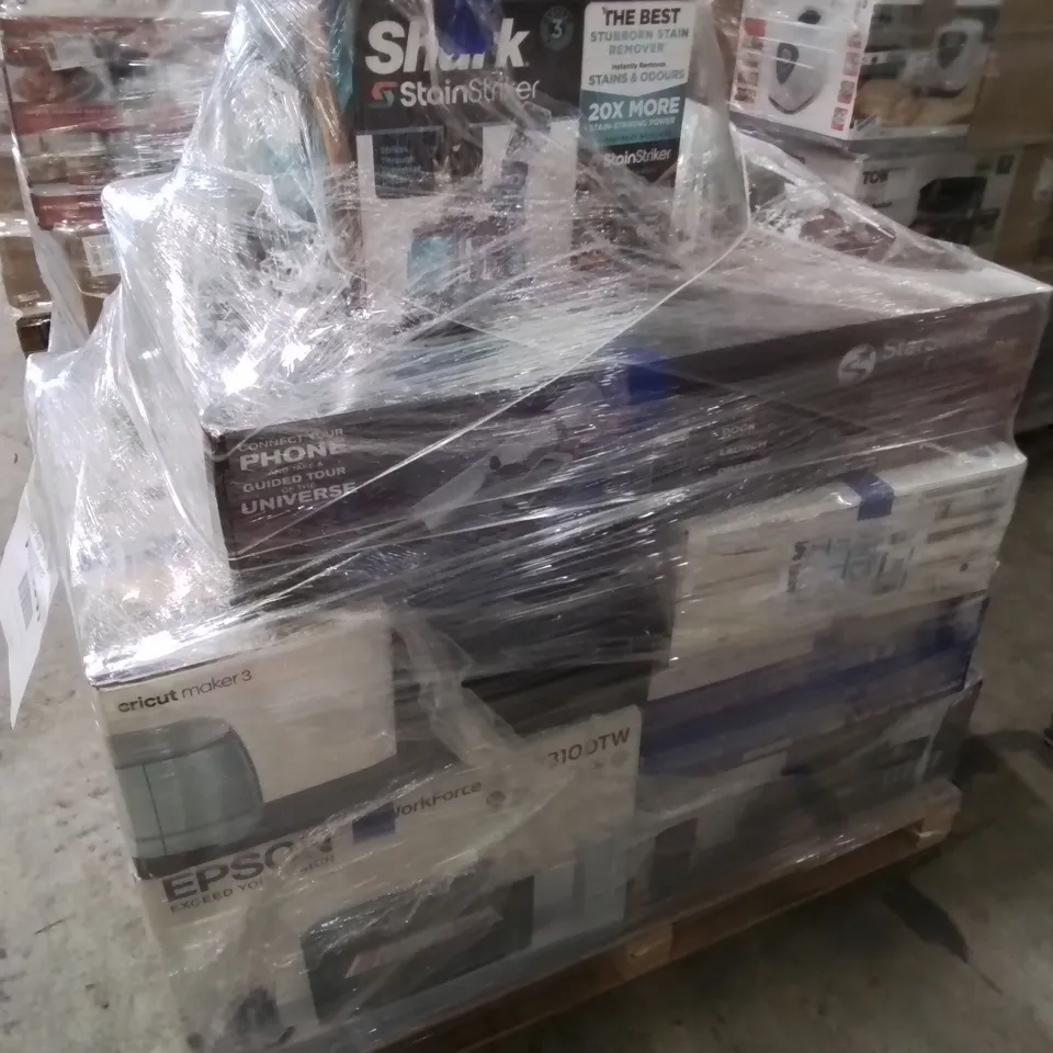 PALLET OF APPROXIMATELY 17 UNPROCESSED RAW RETURN HOUSEHOLD AND ELECTRICAL GOODS TO INCLUDE;