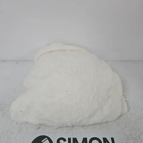 BOX OF 7 CREAM DUMMY CUDDLE FLEECE BEANBAG COVERS