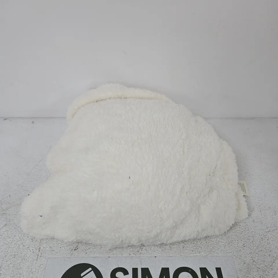 BOX OF 7 CREAM DUMMY CUDDLE FLEECE BEANBAG COVERS