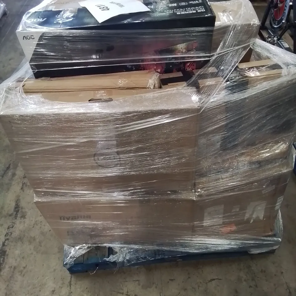 PALLET OF APPROXIMATELY 21 UNPROCESSED RAW RETURN MONITORS TO INCLUDE;