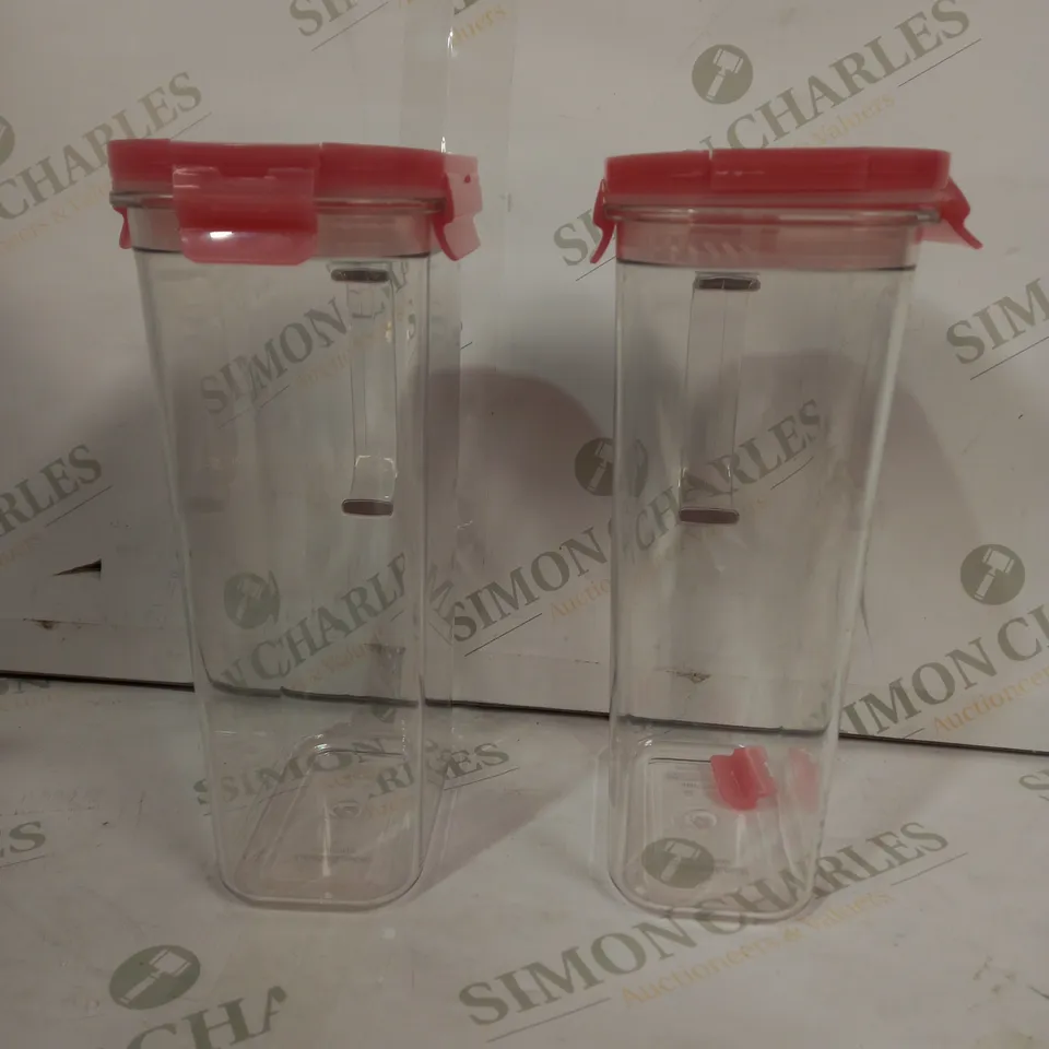 SET OF 2 STORAGE JUGS