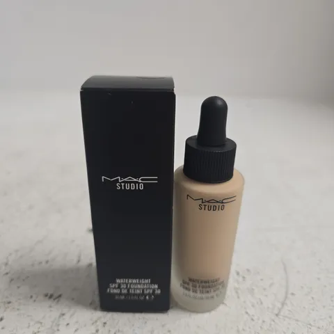 MAC STUDIO WATERWEIGHT FOUNDATION SPF 30 β 30ML, BOXED