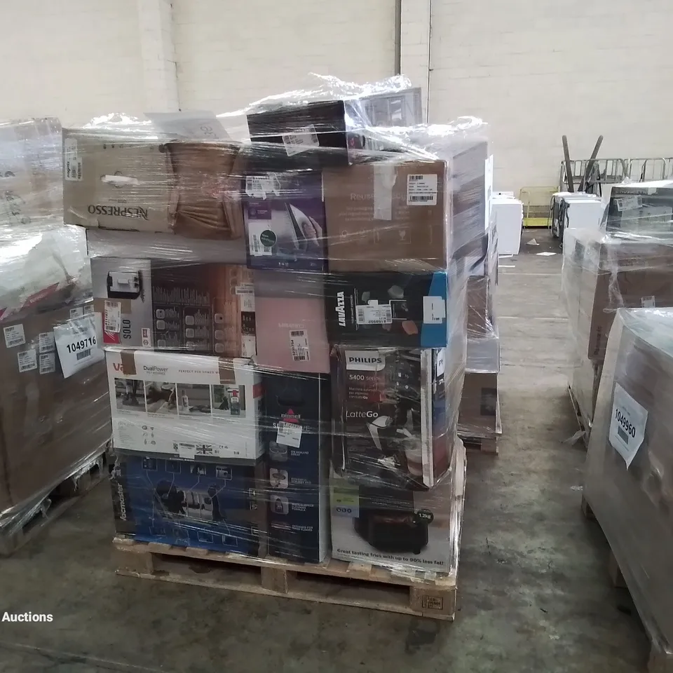 PALLET OF APPROXIMATELY 34 UNPROCESSED RAW RETURN HOUSEHOLD AND ELECTRICAL GOODS TO INCLUDE;
